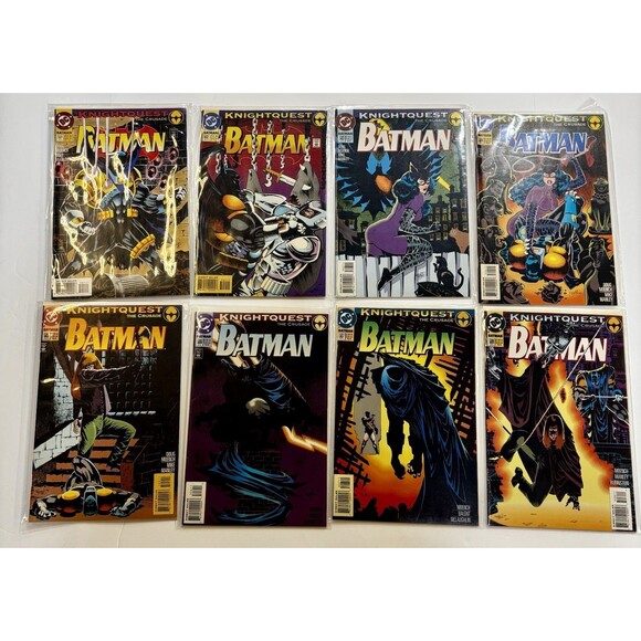 DC Comics Other - Batman KnightQuest The Crusade DC Comic Book Lot #501-508 NM 1993 Modern Age